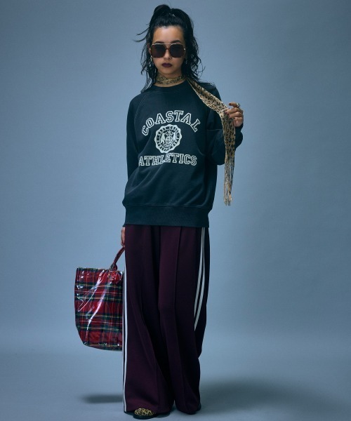 GEVS.(ジェイヴィス)の「ワイドシルエットトラックパンツ<大きいサイズ有>GEVS.(その他パンツ・レディース・ボルドー/グリーン・M/LL/L/5L/4L/3L)」の12枚目の写真