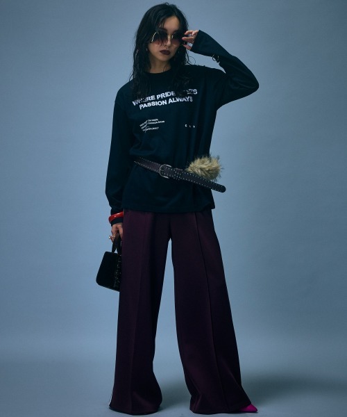GEVS.(ジェイヴィス)の「ワイドシルエットトラックパンツ<大きいサイズ有>GEVS.(その他パンツ・レディース・ボルドー/グリーン・M/LL/L/5L/4L/3L)」の17枚目の写真