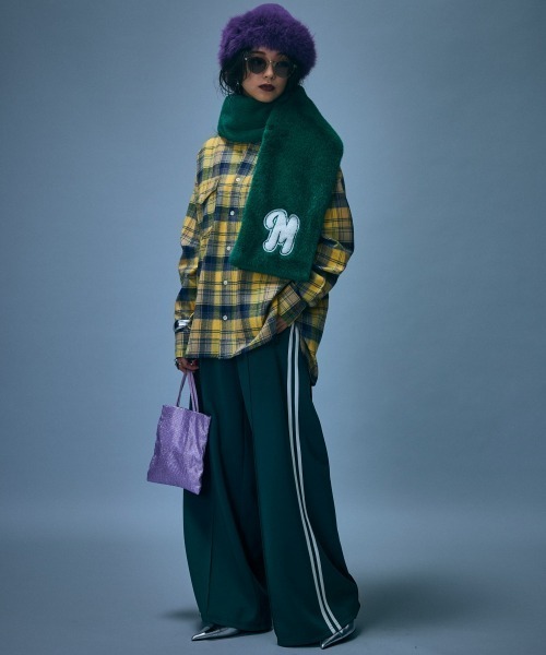 GEVS.(ジェイヴィス)の「ワイドシルエットトラックパンツ<大きいサイズ有>GEVS.(その他パンツ・レディース・ボルドー/グリーン・M/LL/L/5L/4L/3L)」の7枚目の写真