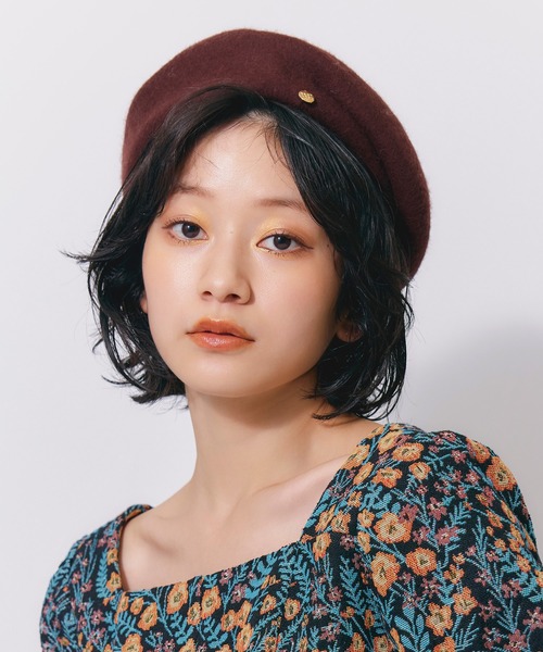 REDYAZEL（レディアゼル）の「メタルチャームベレー（その他小物・レディース・ブラウン/ブラック/オフホワイト・FREE）」の3枚目の写真