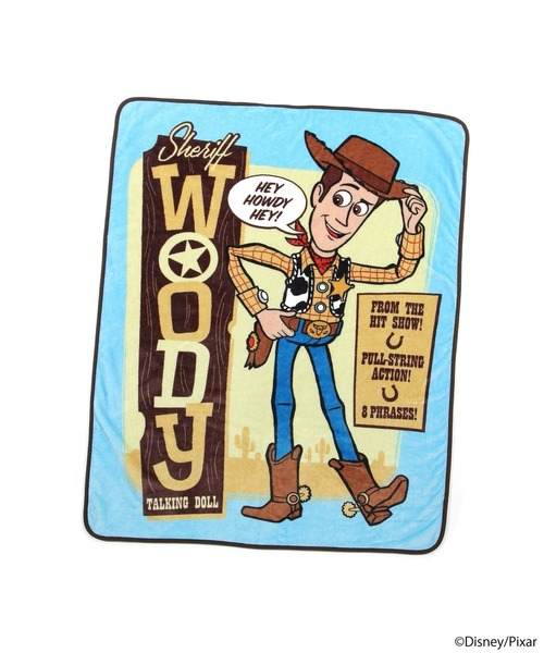 BAYFLOW(ベイフロー)の「TOY STORY(トイ・ストーリー)/ブランケット120×90(ブランケット・レディース・チャコール/ライトブルー・0)」の14枚目の写真