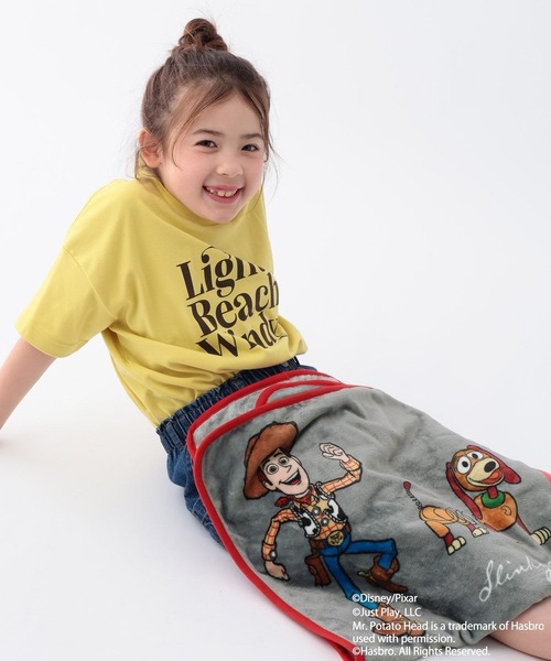 BAYFLOW(ベイフロー)の「TOY STORY(トイ・ストーリー)/ブランケット120×90(ブランケット・レディース・チャコール/ライトブルー・0)」の4枚目の写真