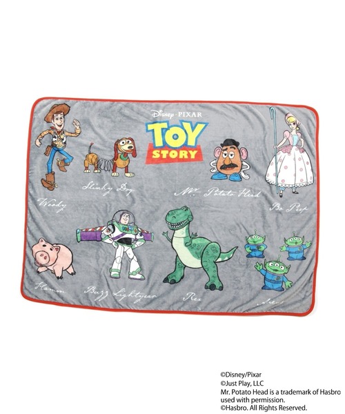 BAYFLOW(ベイフロー)の「TOY STORY(トイ・ストーリー)/ブランケット120×90(ブランケット・レディース・チャコール/ライトブルー・0)」の6枚目の写真