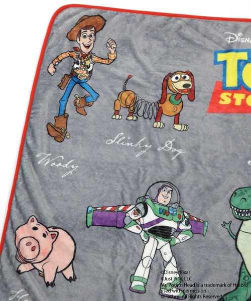 BAYFLOW(ベイフロー)の「TOY STORY(トイ・ストーリー)/ブランケット120×90(ブランケット・レディース・チャコール/ライトブルー・0)」の8枚目の写真