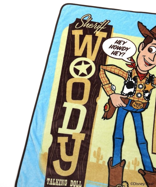 BAYFLOW(ベイフロー)の「TOY STORY(トイ・ストーリー)/ブランケット120×90(ブランケット・レディース・チャコール/ライトブルー・0)」の15枚目の写真