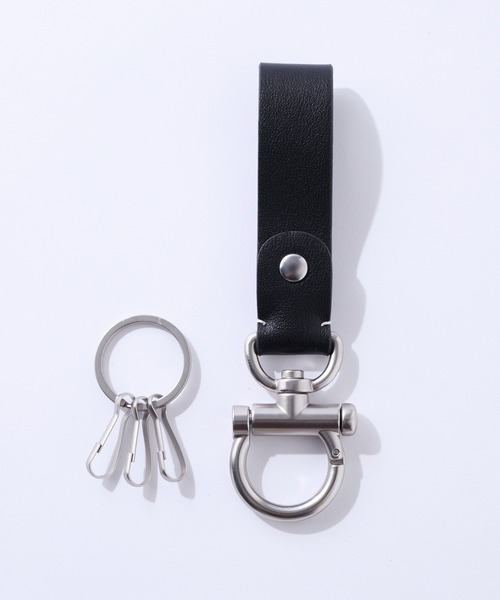 LUENNA(ルエナ)の「【LUENNA】Genuine Leather Minimal Key Holder / レザーミニマルキーホルダー(キーケース/キーアクセサリー・メンズ・ブラック・FREE)」の19枚目の写真
