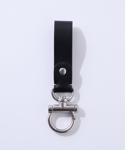 LUENNA(ルエナ)の「【LUENNA】Genuine Leather Minimal Key Holder / レザーミニマルキーホルダー(キーケース/キーアクセサリー・メンズ・ブラック・FREE)」の9枚目の写真