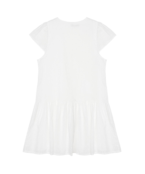 NICK&NICOLE(ニックアンドニコール)の「EYELET FRILL MINI DRESS_WHITE(ワンピース・レディース・その他・MEDIUM/LARGE)」の2枚目の写真