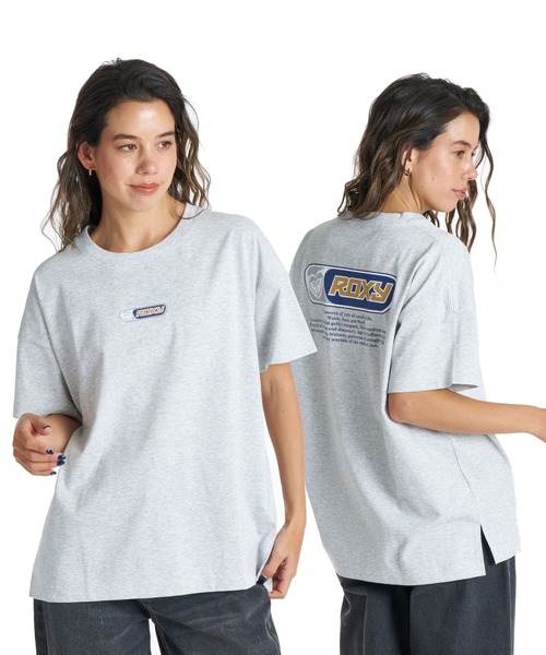 ROXY(ロキシー)の「ROXY HARVEST SOUL S/S TEE 機能性Tシャツ 半袖 【2026年秋冬モデル】/ロキシー吸水速乾抗菌防臭カットソー(Tシャツ/カットソー・レディース・グレー/ホワイト/ブラック/ブルー・SMALL/MEDIUM/LARGE)」の3枚目の写真