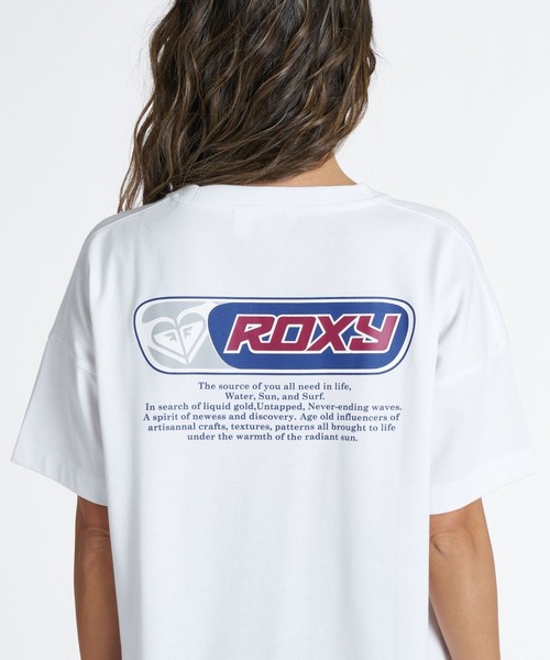 ROXY(ロキシー)の「ROXY HARVEST SOUL S/S TEE 機能性Tシャツ 半袖 【2026年秋冬モデル】/ロキシー吸水速乾抗菌防臭カットソー(Tシャツ/カットソー・レディース・グレー/ホワイト/ブラック/ブルー・SMALL/MEDIUM/LARGE)」の8枚目の写真