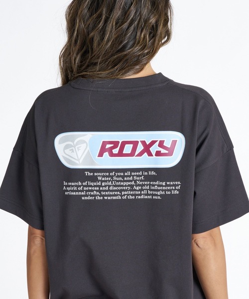 ROXY(ロキシー)の「ROXY HARVEST SOUL S/S TEE 機能性Tシャツ 半袖 【2026年秋冬モデル】/ロキシー吸水速乾抗菌防臭カットソー(Tシャツ/カットソー・レディース・グレー/ホワイト/ブラック/ブルー・SMALL/MEDIUM/LARGE)」の13枚目の写真