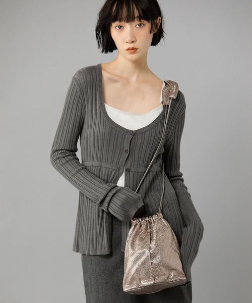 Casselini(キャセリーニ)の「Casselini(キャセリーニ)2WAYフラワーパース(ショルダーバッグ・レディース・ブロンズ/ブラック/シルバー・FREE)」の1枚目の写真