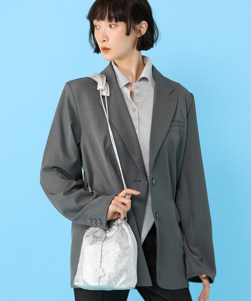 Casselini(キャセリーニ)の「Casselini(キャセリーニ)2WAYフラワーパース(ショルダーバッグ・レディース・ブロンズ/ブラック/シルバー・FREE)」の3枚目の写真