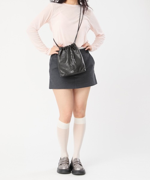 Casselini(キャセリーニ)の「Casselini(キャセリーニ)2WAYフラワーパース(ショルダーバッグ・レディース・ブロンズ/ブラック/シルバー・FREE)」の7枚目の写真