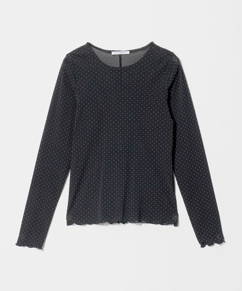 BEAUTY&YOUTH UNITED ARROWS(ビューティーアンドユースユナイテッドアローズ)の「ドット チュール ロングスリーブ カットソー(Tシャツ/カットソー・レディース・ブラック/ダークブラウン/オフホワイト・FREE)」の22枚目の写真