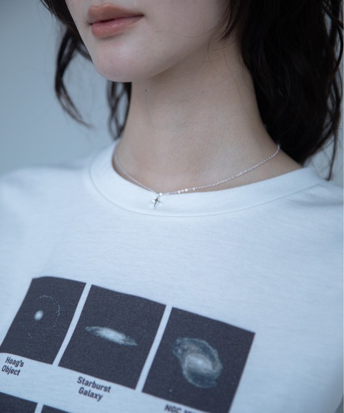 VACANCY(ヴァカンシー)の「グラビティコラージュBIG ロンTee(Tシャツ/カットソー・レディース・チャコールグレー/ホワイト/グレー・FREE)」の4枚目の写真