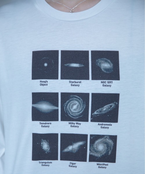 VACANCY(ヴァカンシー)の「グラビティコラージュBIG ロンTee(Tシャツ/カットソー・レディース・チャコールグレー/ホワイト/グレー・FREE)」の6枚目の写真