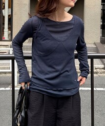 fredy emue | レイヤードタンクセットロンTシャツ(Tシャツ/カットソー)
