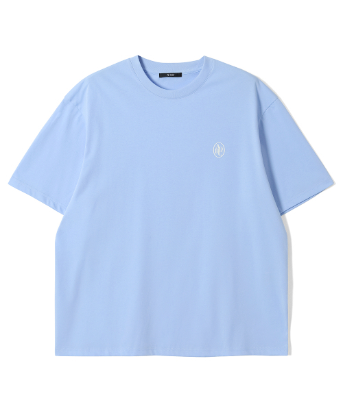 ADHOC(アドホック)の「男性スモールロゴハーフスリーブ半袖Tシャツ (SKY BLUE) (HCRSTA2)(Tシャツ/カットソー・メンズ・その他・90/100/95/105)」の1枚目の写真