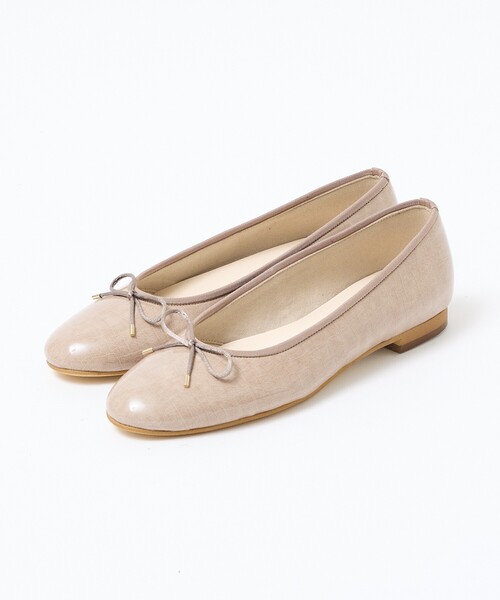 Au BANNISTER(オゥバニスター)の「【made in JAPAN】バレエシューズ(バレエシューズ・レディース・シルバー/ブラック/ブラック系その他3/グレイッシュベージュ・38/37/36/35/40/39)」の9枚目の写真