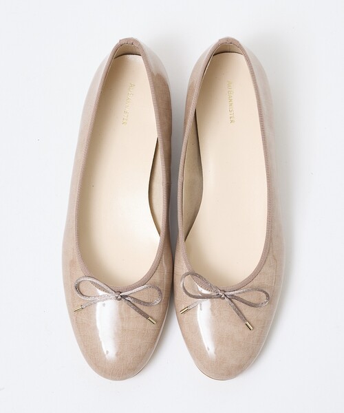 Au BANNISTER(オゥバニスター)の「【made in JAPAN】バレエシューズ(バレエシューズ・レディース・シルバー/ブラック/ブラック系その他3/グレイッシュベージュ・38/37/36/35/40/39)」の11枚目の写真