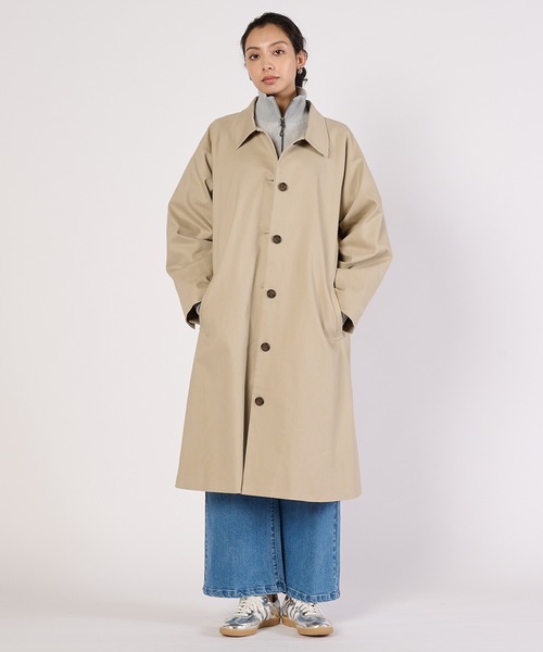 Eddie Bauer(エディーバウアー)の「ガールオンザゴー シティコート(ステンカラーコート・レディース・チャコールグレー/カーキ/キャメル・L/XL/S/M)」の3枚目の写真