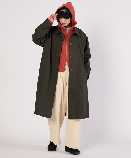 Eddie Bauer(エディーバウアー)の「ガールオンザゴー シティコート(ステンカラーコート・レディース・チャコールグレー/カーキ/キャメル・L/XL/S/M)」の1枚目の写真