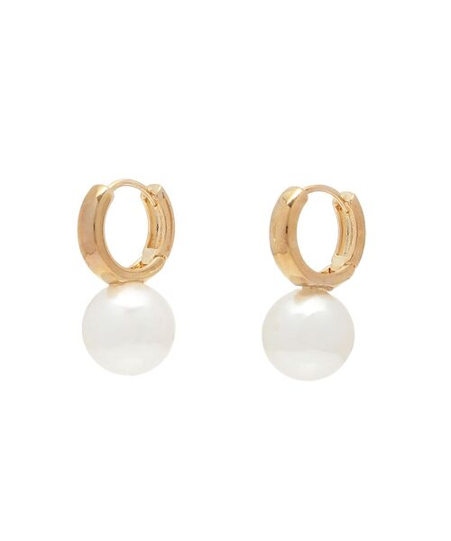 EVRIS（エヴリス）の「PEARL HOOP ピアス（ピアス（両耳用）・レディース・シルバー/ゴールド・FREE）」の6枚目の写真