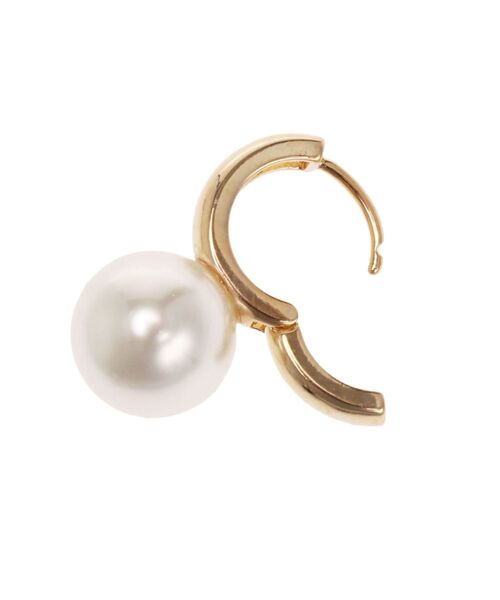 EVRIS（エヴリス）の「PEARL HOOP ピアス（ピアス（両耳用）・レディース・シルバー/ゴールド・FREE）」の8枚目の写真