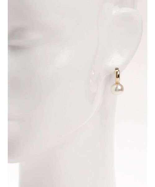 EVRIS（エヴリス）の「PEARL HOOP ピアス（ピアス（両耳用）・レディース・シルバー/ゴールド・FREE）」の9枚目の写真