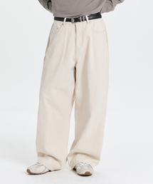 COTTON CANDY NEW BAGGY DENIM PANTS (IVORY)