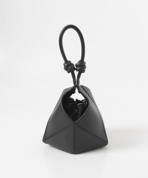 URBAN RESEARCH ROSSO WOMEN（アーバンリサーチ　ロッソ）の「ELENDEEK　TRIANGLE 2WAY BAG（ショルダーバッグ・レディース・ボルドー/ブラック・FREE）」の10枚目の写真