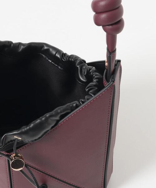 URBAN RESEARCH ROSSO WOMEN（アーバンリサーチ　ロッソ）の「ELENDEEK　TRIANGLE 2WAY BAG（ショルダーバッグ・レディース・ボルドー/ブラック・FREE）」の8枚目の写真