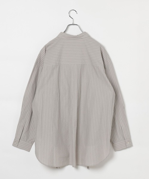LEPSIM(レプシィム)の「フロントシャーリング長袖シャツ 1023550(シャツ/ブラウス・レディース・ブラウン系その他/ライトブルー/ブラウン・FREE)」の16枚目の写真
