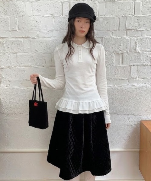 Vipoa(ヴィポア)の「Hem frill blouse(シャツ/ブラウス・レディース・ホワイト・FREE)」の18枚目の写真