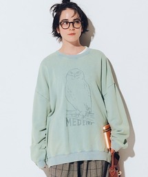 MEDE19F シロフクロウの古着加工スウェット