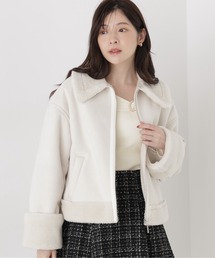 PROPORTION BODY DRESSING | フェイクムートンショートブルゾン / 1216255005(ブルゾン)