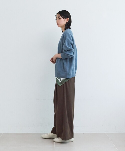 LOISIR(ロワズィール)の「エステルウールサキソニーワイドパンツ(その他パンツ・レディース・ブラウン/グレー/ブラック・MT/M)」の19枚目の写真