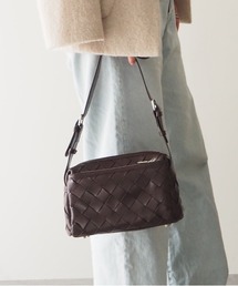 【グッシオベーシック】幅広メッシュショルダーバッグ
