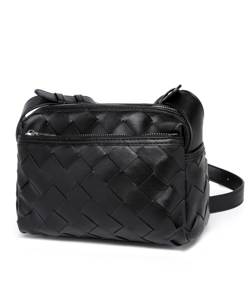 GUSCIO(グッシオ)の「【グッシオベーシック】幅広メッシュショルダーバッグ(ショルダーバッグ・レディース・シルバー/ブラック/アイボリー/ダークブラウン/グリーン・FREE)」の10枚目の写真