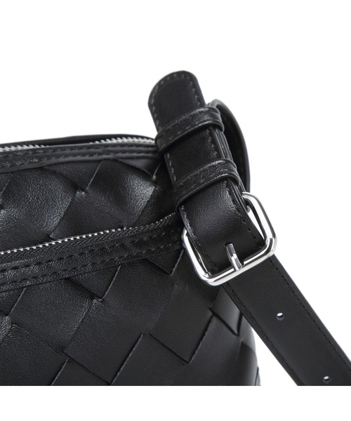 GUSCIO(グッシオ)の「【グッシオベーシック】幅広メッシュショルダーバッグ(ショルダーバッグ・レディース・シルバー/ブラック/アイボリー/ダークブラウン/グリーン・FREE)」の12枚目の写真