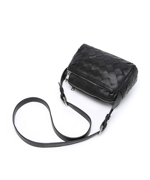 GUSCIO(グッシオ)の「【グッシオベーシック】幅広メッシュショルダーバッグ(ショルダーバッグ・レディース・シルバー/ブラック/アイボリー/ダークブラウン/グリーン・FREE)」の14枚目の写真