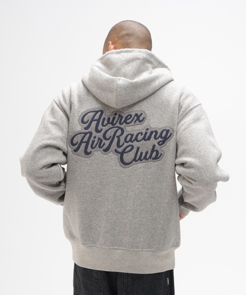 AVIREX（アヴィレックス）の「《A.A.R.C》CHENILLE EMB. CLASSIC ZIP HOODIE / シェニール クラシック ジップ フーディー / AVIREX / アヴィレックス（パーカー・メンズ・ネイビー/チャコール/グレー・LARGE/X-LARGE/XX-LARGE/MEDIUM）」の16枚目の写真