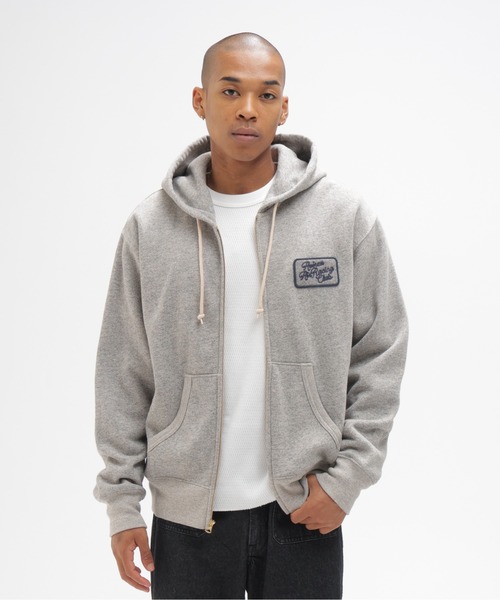 AVIREX（アヴィレックス）の「《A.A.R.C》CHENILLE EMB. CLASSIC ZIP HOODIE / シェニール クラシック ジップ フーディー / AVIREX / アヴィレックス（パーカー・メンズ・ネイビー/チャコール/グレー・LARGE/X-LARGE/XX-LARGE/MEDIUM）」の15枚目の写真