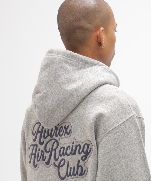 AVIREX（アヴィレックス）の「《A.A.R.C》CHENILLE EMB. CLASSIC ZIP HOODIE / シェニール クラシック ジップ フーディー / AVIREX / アヴィレックス（パーカー・メンズ・ネイビー/チャコール/グレー・LARGE/X-LARGE/XX-LARGE/MEDIUM）」の6枚目の写真