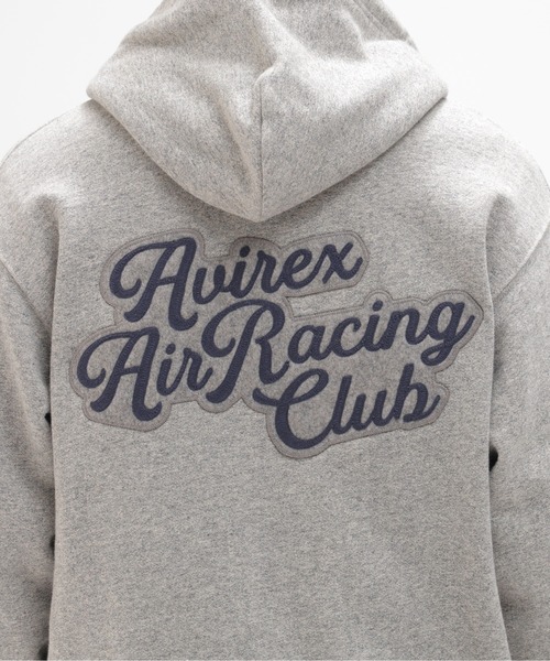AVIREX（アヴィレックス）の「《A.A.R.C》CHENILLE EMB. CLASSIC ZIP HOODIE / シェニール クラシック ジップ フーディー / AVIREX / アヴィレックス（パーカー・メンズ・ネイビー/チャコール/グレー・LARGE/X-LARGE/XX-LARGE/MEDIUM）」の5枚目の写真
