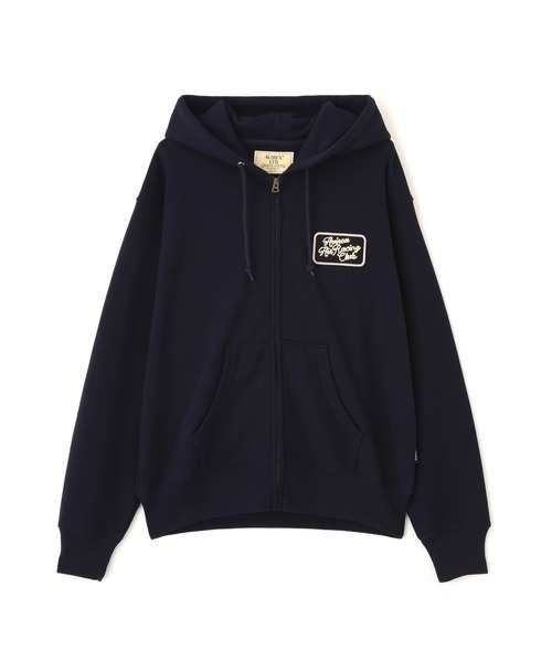 AVIREX（アヴィレックス）の「《A.A.R.C》CHENILLE EMB. CLASSIC ZIP HOODIE / シェニール クラシック ジップ フーディー / AVIREX / アヴィレックス（パーカー・メンズ・ネイビー/チャコール/グレー・LARGE/X-LARGE/XX-LARGE/MEDIUM）」の4枚目の写真