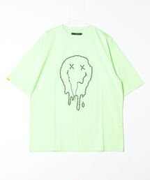 STUD MUFFIN（スタッドマフィン）の「STUD MUFFIN/スタッドマフィン/メタルスタッズスマイルSS（Tシャツ/カットソー）」