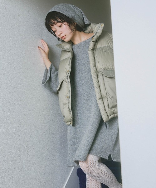 MARMOT（マーモット）の「『別注』Marmot×DOORS　DOWN VEST（ダウンベスト・レディース・ブラック/カーキ/オレンジ・ONE）」の20枚目の写真