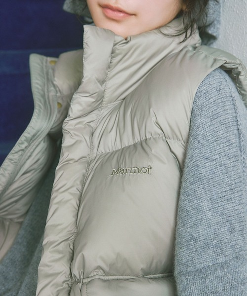 MARMOT（マーモット）の「『別注』Marmot×DOORS　DOWN VEST（ダウンベスト・レディース・ブラック/カーキ/オレンジ・ONE）」の18枚目の写真